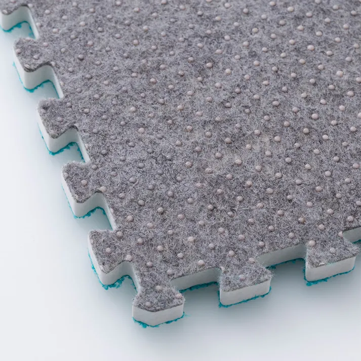 ずれにくい防音やわらかジョイントマット9枚組 ブルー (販売終了)