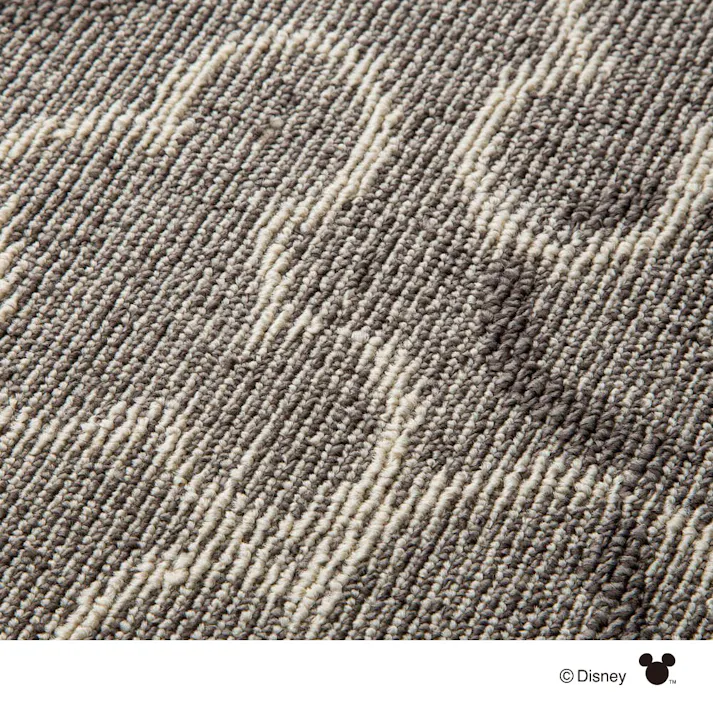 防炎ディズニータイルカーペット モカ