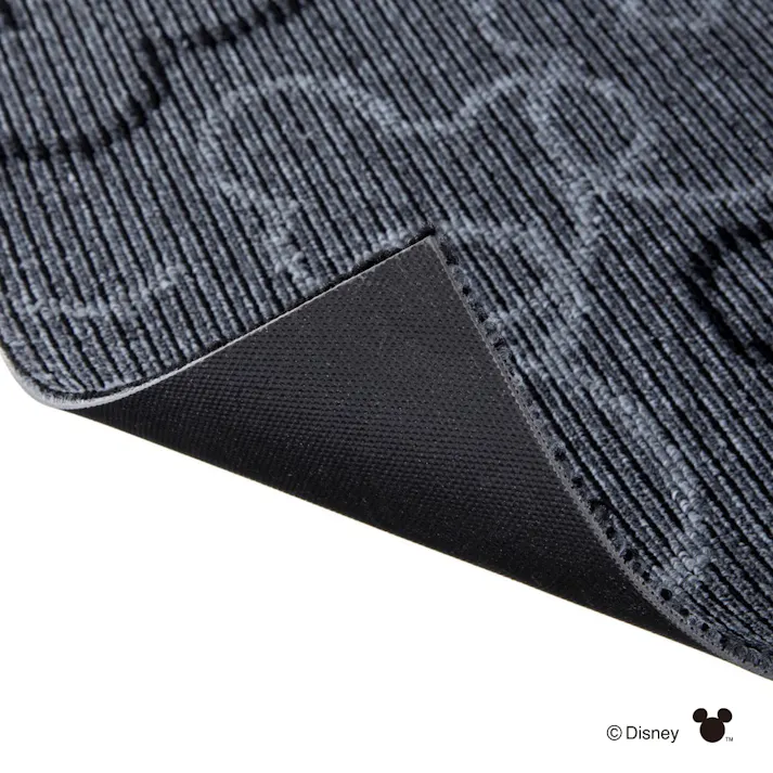 防炎ディズニータイルカーペット グレー