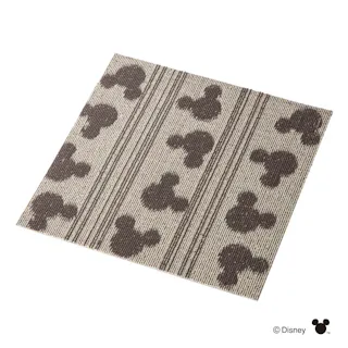 防炎ディズニータイルカーペット ベージュ