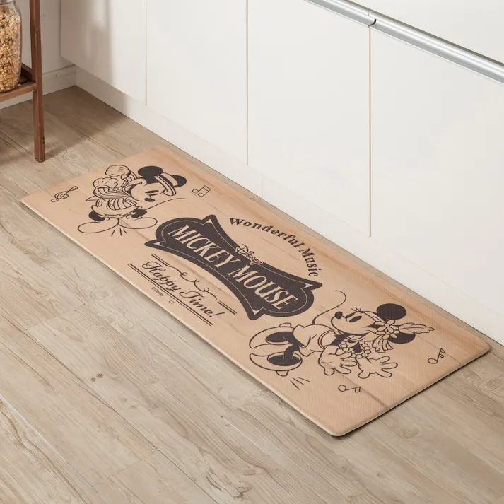 ずれにくい PVCキッチンマット ミッキーマウス 45×220cm(販売終了)