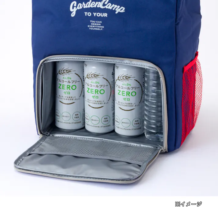 クーラーバッグ リュック型 ネイビー