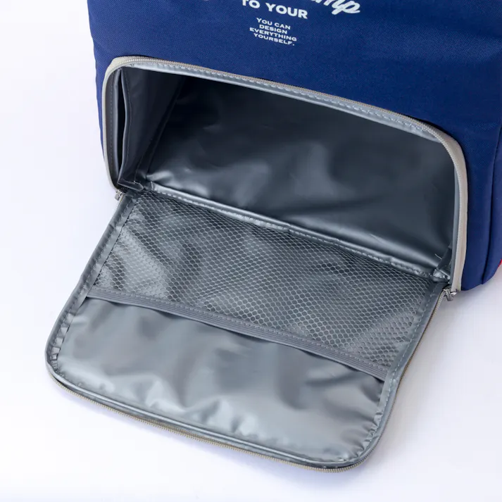 クーラーバッグ リュック型 ネイビー