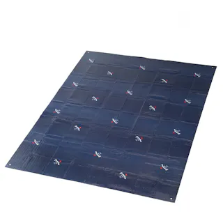 クッションレジャーシート3畳 ネイビー