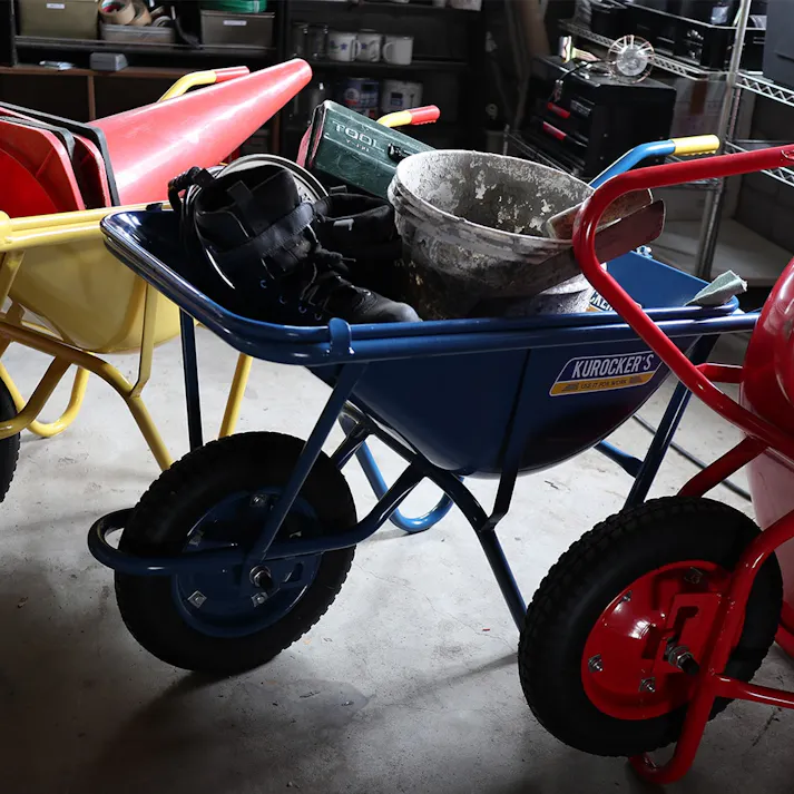 カインズ KUROCKER’S 重心がかえられる一輪車 浅型 イエロー(販売終了)