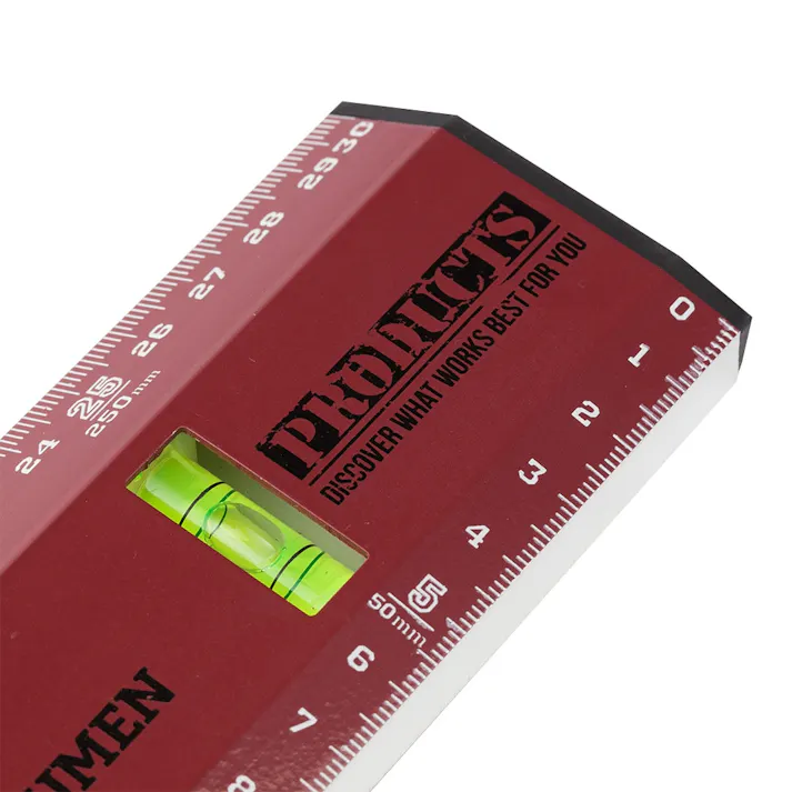 カインズ Kumimoku 水平器付きスケール レッド