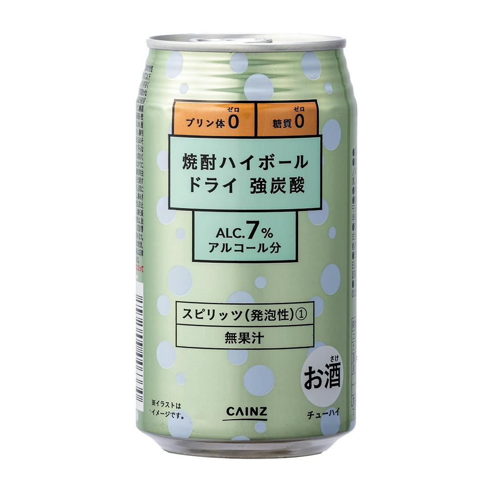 ケース販売】焼酎ハイボール ドライ 強炭酸 350ml×24本 | 酒