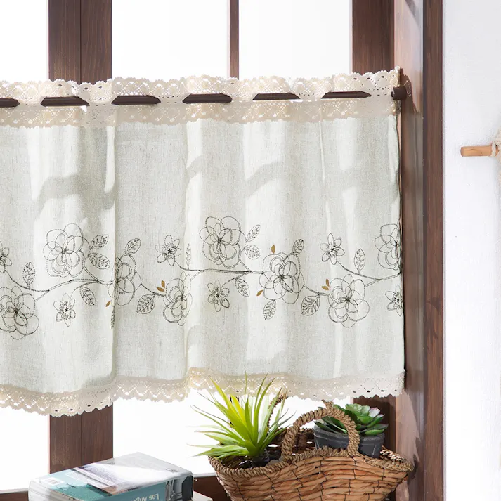 伸縮ポール ダークブラウン L 120~200cm