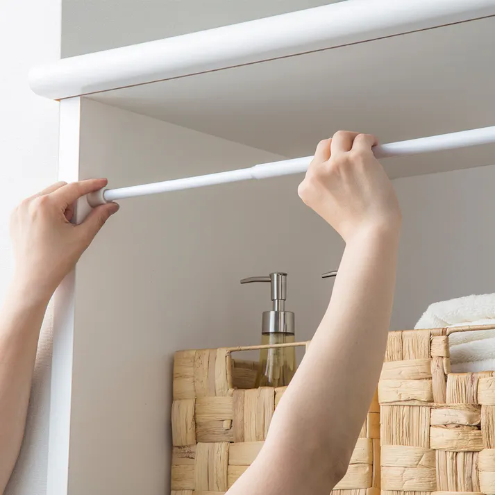 伸縮ポール ホワイト M 70~120cm