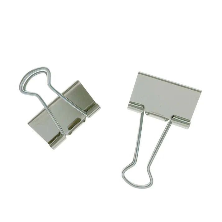 ダブルクリップ 中 シルバー 6個入り