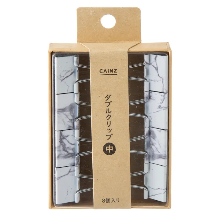 ダブルクリップ VINTE 中 8個入り