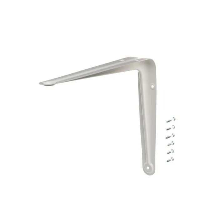 カインズ L型棚受 白 ザラザラ 200×250mm 1本