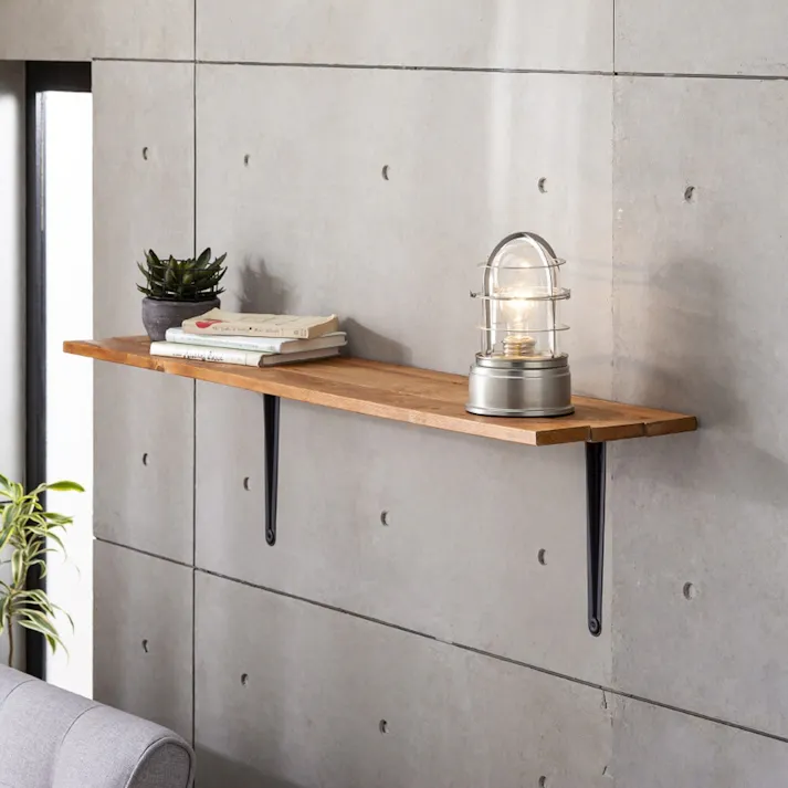 カインズ L型棚受 黒 マット 250×300mm 1本