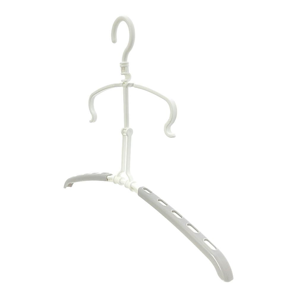 パーカーが乾きやすいハンガーくるっとマルチ ホワイト衣類ハ360度回転フック付き Amazon.co.jp: カインズ(CAINZ) パーカーが乾きやすいハンガー 2本組