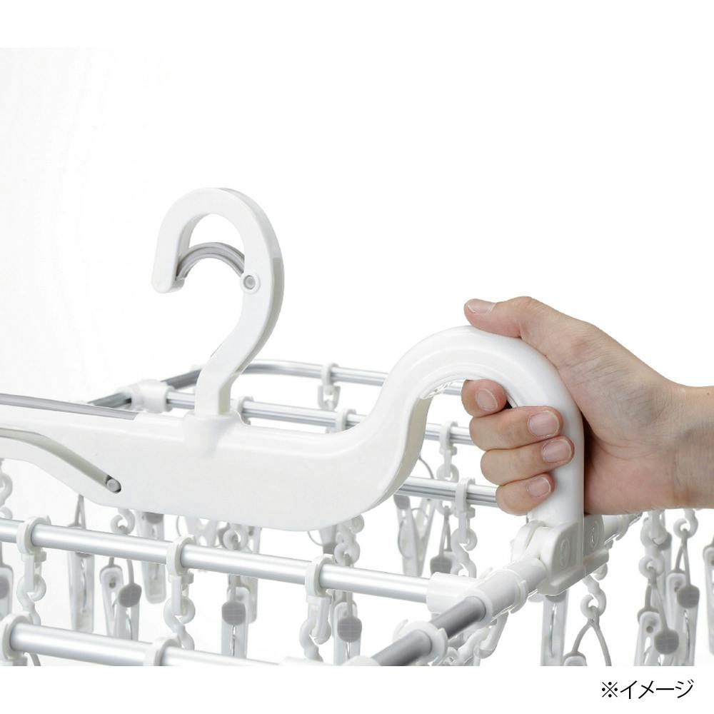 楽カケ アルミ洗濯ハンガー 40ピンチ R-40 | 洗濯物ハンガー 通販