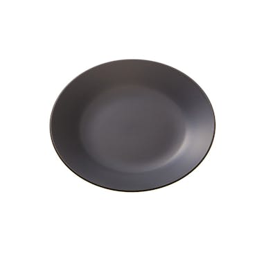 レンジで使えるHAJIKUDRY+ 丸皿13cm 黒茶色
