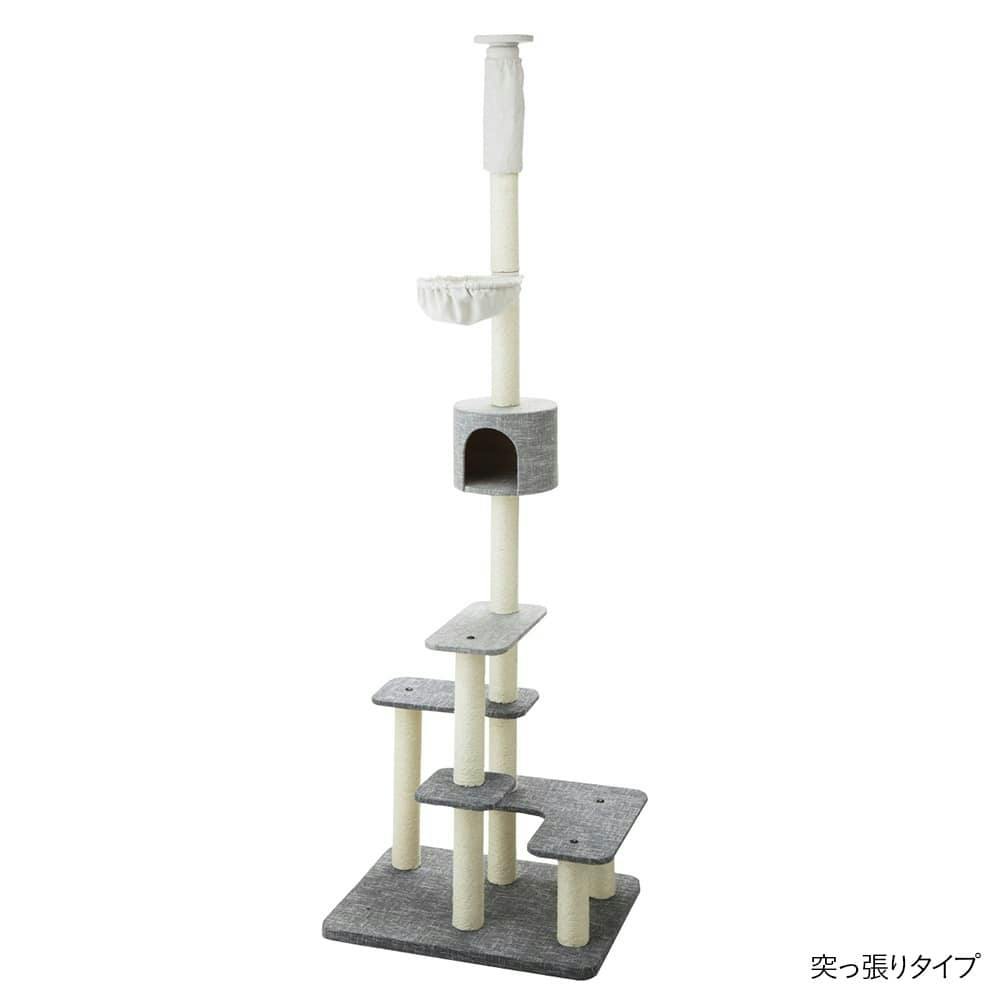 猫用品 ラージデュアルパルフォームキャットコンドーツリー