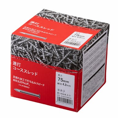 カインズ 速打コーススレッド 長さ75mm 線径4.2mm 400本