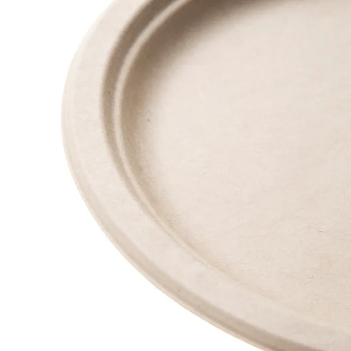 無漂白の麦プレート 18cm 8枚入