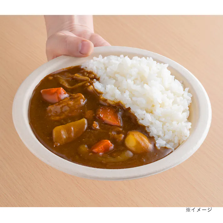 無漂白の麦プレート 18cm 8枚入