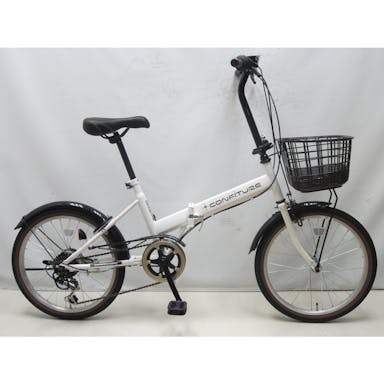 【自転車】折り畳み車 コンフィチュール Confiture 20インチ ホワイト(販売終了)