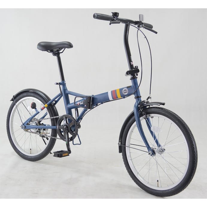 【自転車】折り畳み車 ヴィレ VILLE ネイビー 20インチ