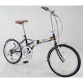 【自転車】折り畳み車 ヴィレ VILLE 20インチ 外装6段 パープル