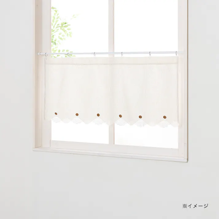 リングカーテンクリップ 内径23mm クリア 6個入
