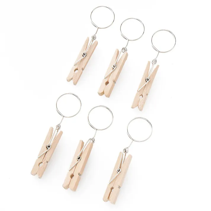 リングピンチ 内径20mm ナチュラル 6個入