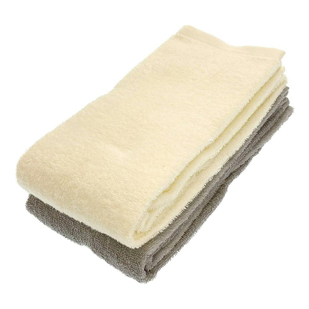 バスタオル 2枚組 アイボリー/グレー | タオル・ハンカチ 通販
