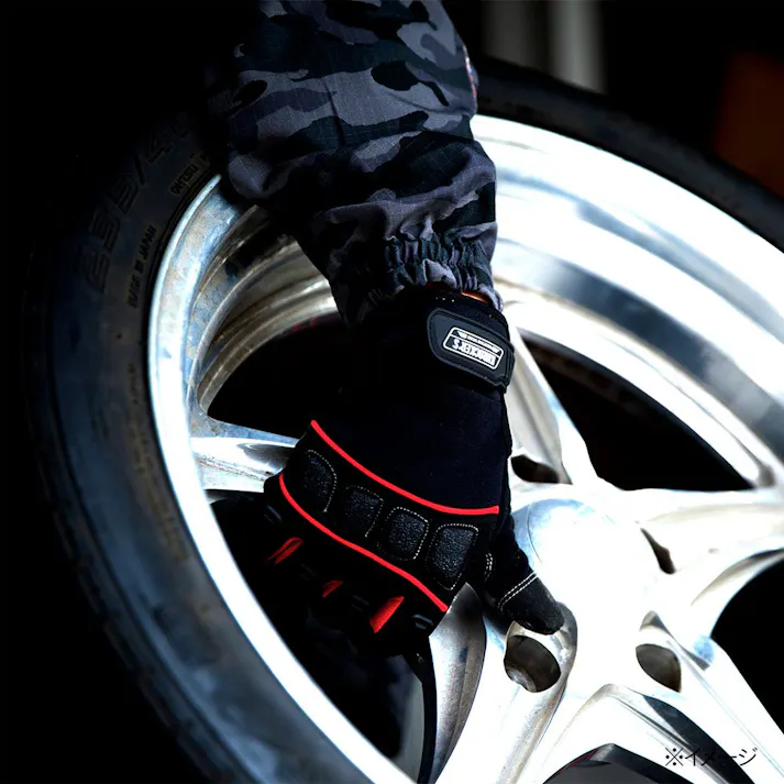 KUROCKER’S 指保護滑止めワークグローブ ブラック M