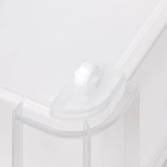 頑丈なコロ付きハードボックス 41 S スモーキークリア