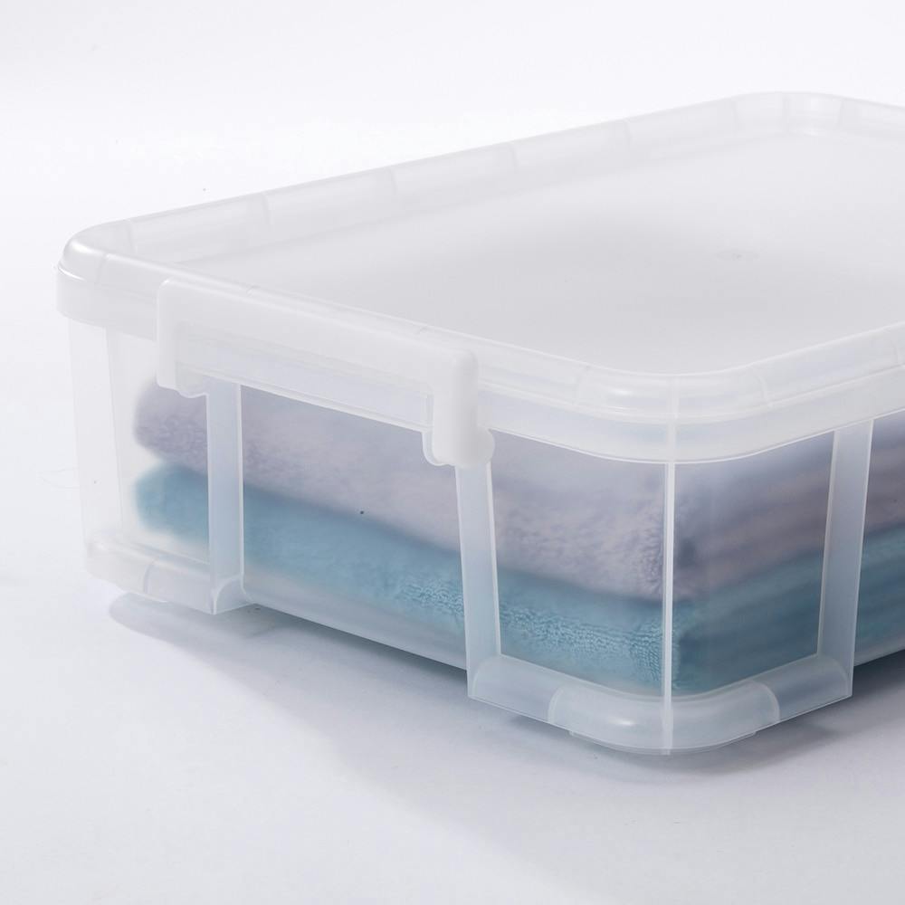 頑丈なコロ付きハードボックス 54 S スモーキークリア | 作業