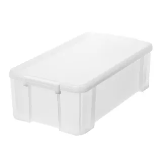 頑丈なコロ付きハードボックス 72 M スモーキークリア