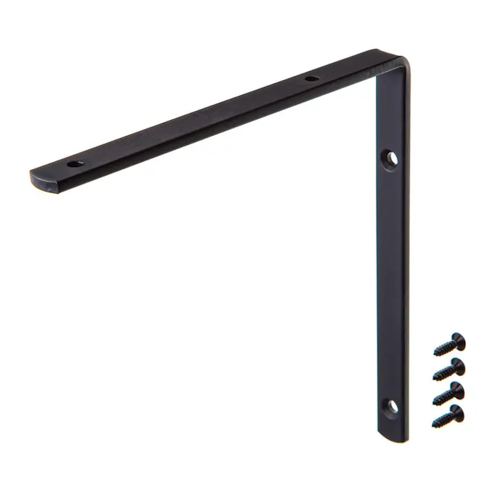 カインズ ブラケット L型 中 ブラック