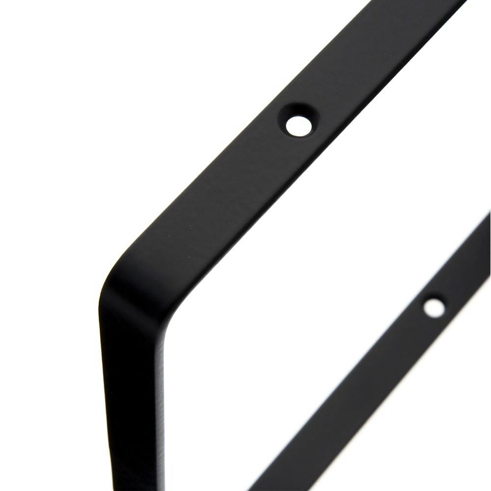 Kumimoku スクエアブラケット 中 ブラック | ねじ・くぎ・針金・建築