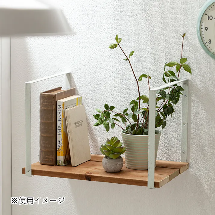 Kumimoku スクエアブラケット 大 ビンテージホワイト