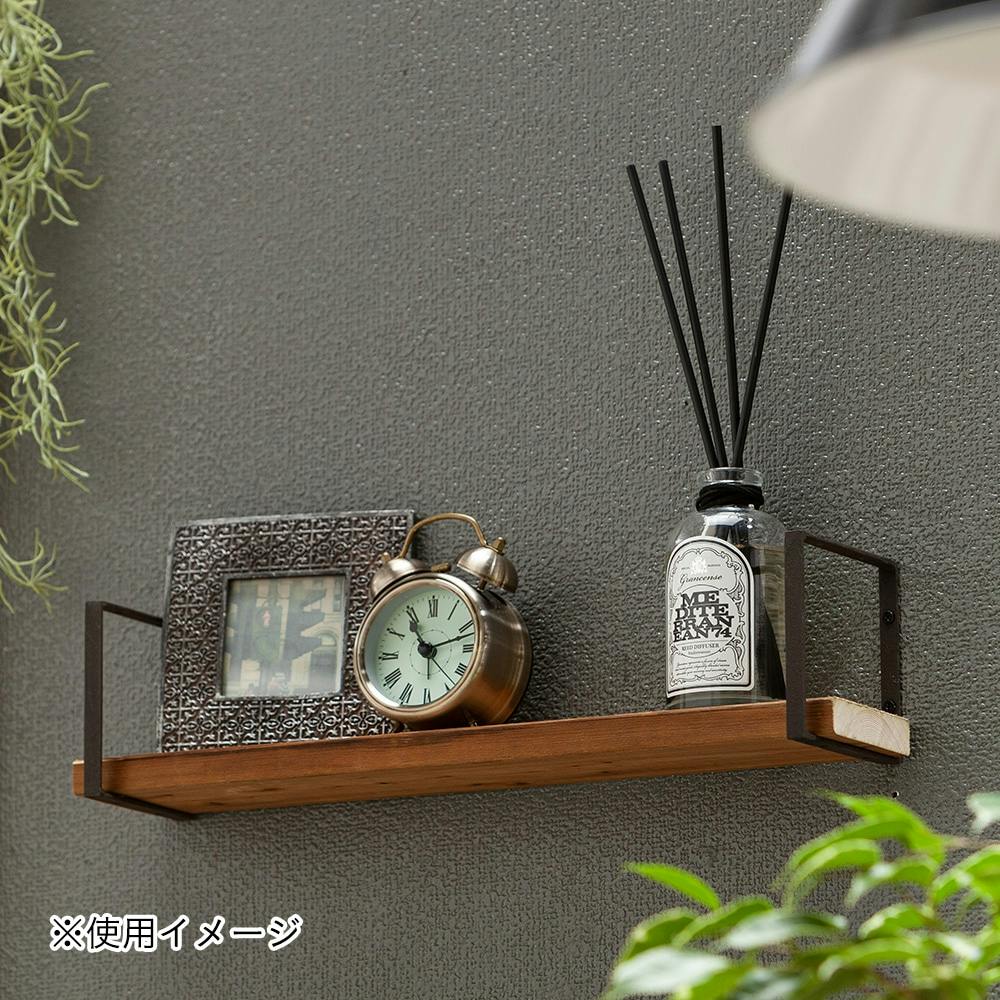 Kumimoku スクエアブラケット 小 ビンテージブラウン | ねじ