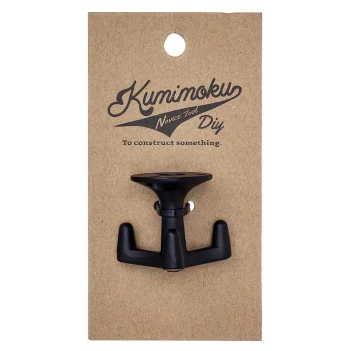 カインズ Kumimoku アイアンシーリングフック トリプル ブラック