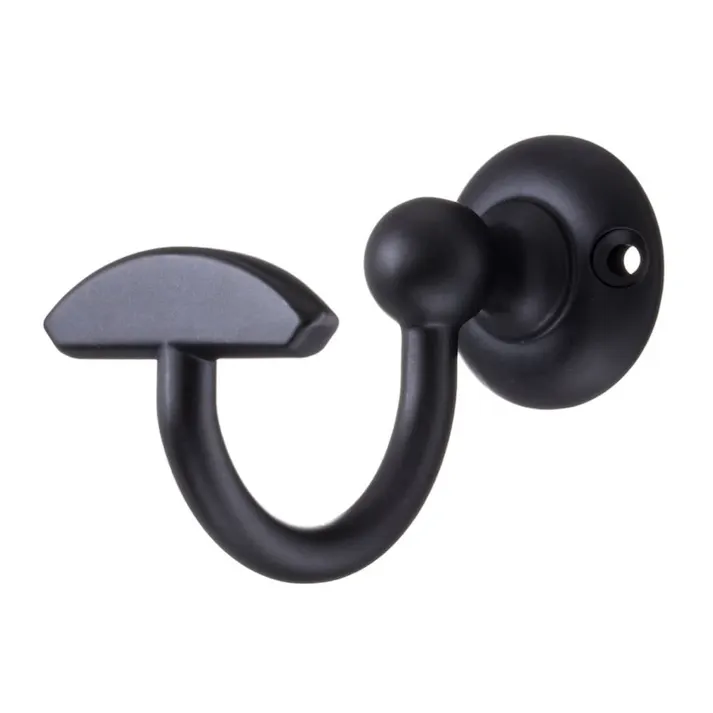 カインズ Kumimoku アイアンコートフック シングル ブラック