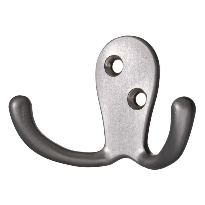 カインズ Kumimoku アイアンコートフック ダブル シルバー