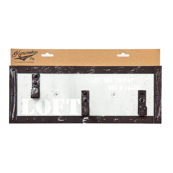 Kumimoku フックボード コンクリ ブロンズ