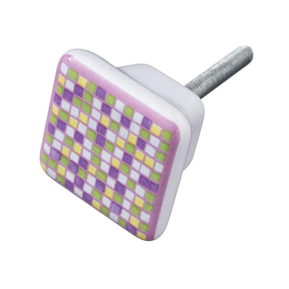 Kumimoku デザインノブ スクエア グリーン