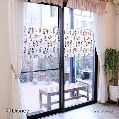 ディズニー 窓フィルム ミッキー＆ミニー 幅46cm×長さ90cm