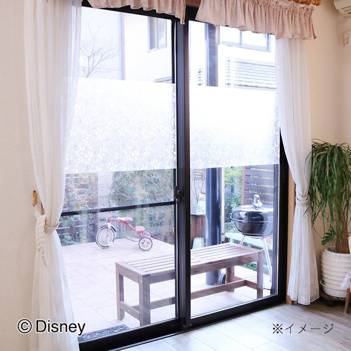 ディズニー 窓フィルム ミッキーマウス リーフ 幅46cm×長さ90cm