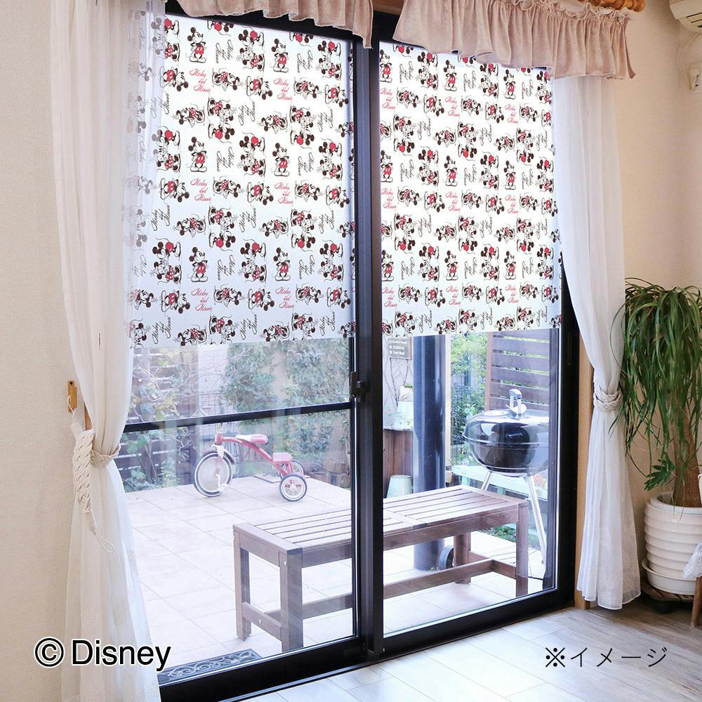 カインズ ディズニー 窓フィルム ミッキー＆ミニー 幅92cm×長さ90cm