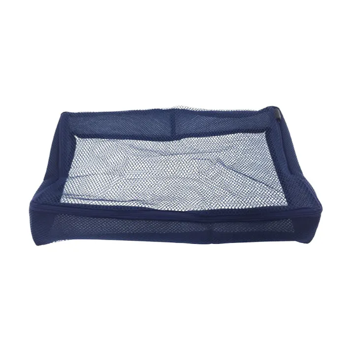 そのまま洗濯できる衣類バッグ ハーフL ブルー