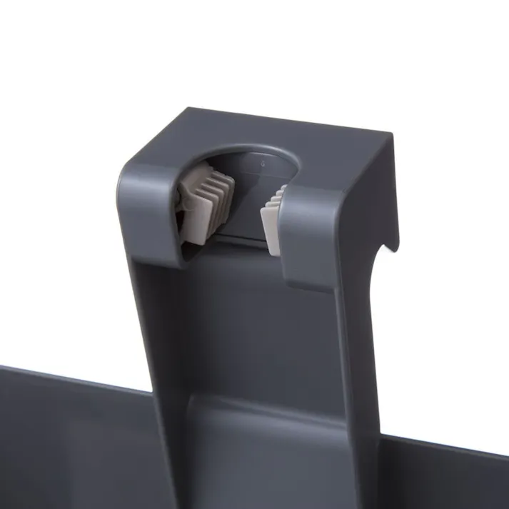 ちりとりにもなるフローリングワイパー用スタンド グレー