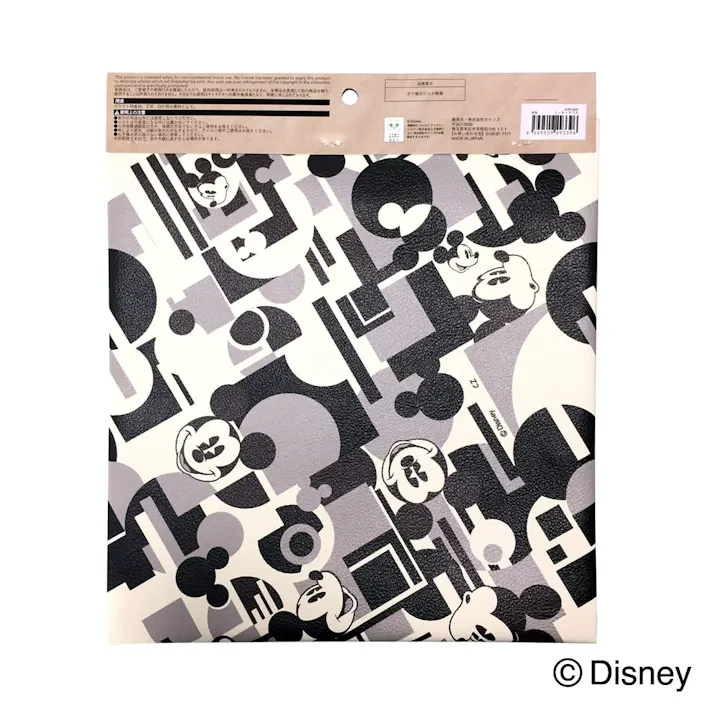 カインズ Kumimokuフェイクレザー ミッキー 60×60cm