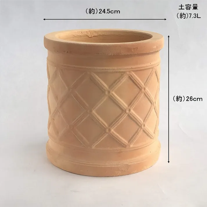 カインズ ブリティッシュプランター テラコッタ ラウンド S
